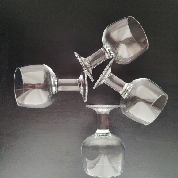 4 Luminarc | made in France | chalice style glasses | water | beer - Picture 12 of 15